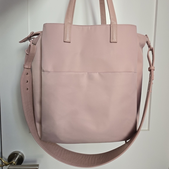 BEIS Commuter Tote Bag In Atlas Pink - Picture 2 of 10
